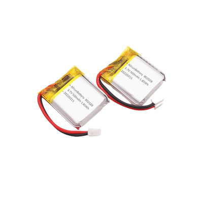 Leichter rechteckiger Akku Tragbarer 3,7-V-LiPo-Akku 500 mAh