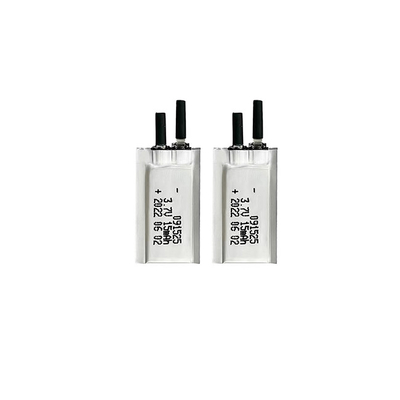 3,7 V 15 mAh Kundenspezifischer wiederaufladbarer ultradünner LiPo-Akku 091525