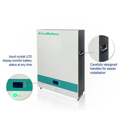 Prismatische Batterie RS485 des Zellwand-Berg-Lifepo4/KANN Lithium-Batterie-Satz 51.2V 100ah