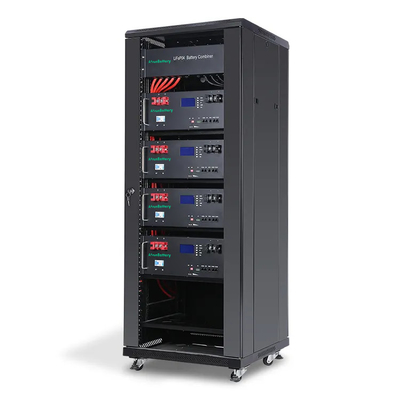 Energie-Akkumulator-Satz des Server-Gestell-LiFePO4 für weg Gitter-Solarenergie-Systeme